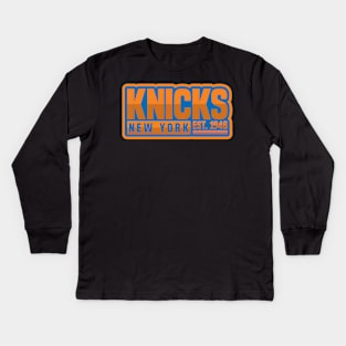 New York Knicks 02 Kids Long Sleeve T-Shirt